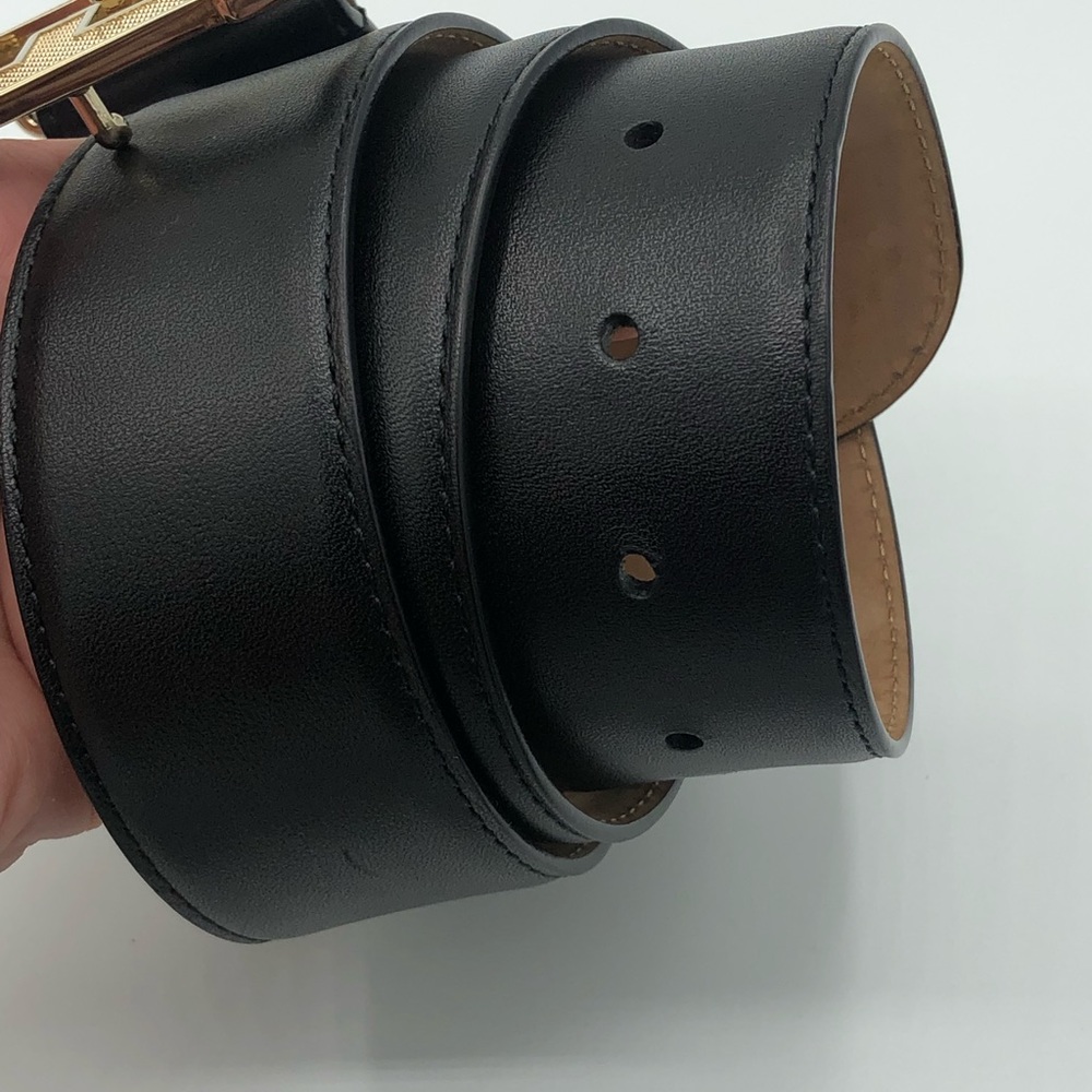 Fendi black leather belt size 34 - Picture 7 of 7